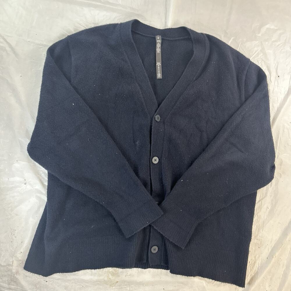 Lululemon Merino Wool Blend Cardigan Sweater Navy Blue (LM3DOFS) Men’s XXL